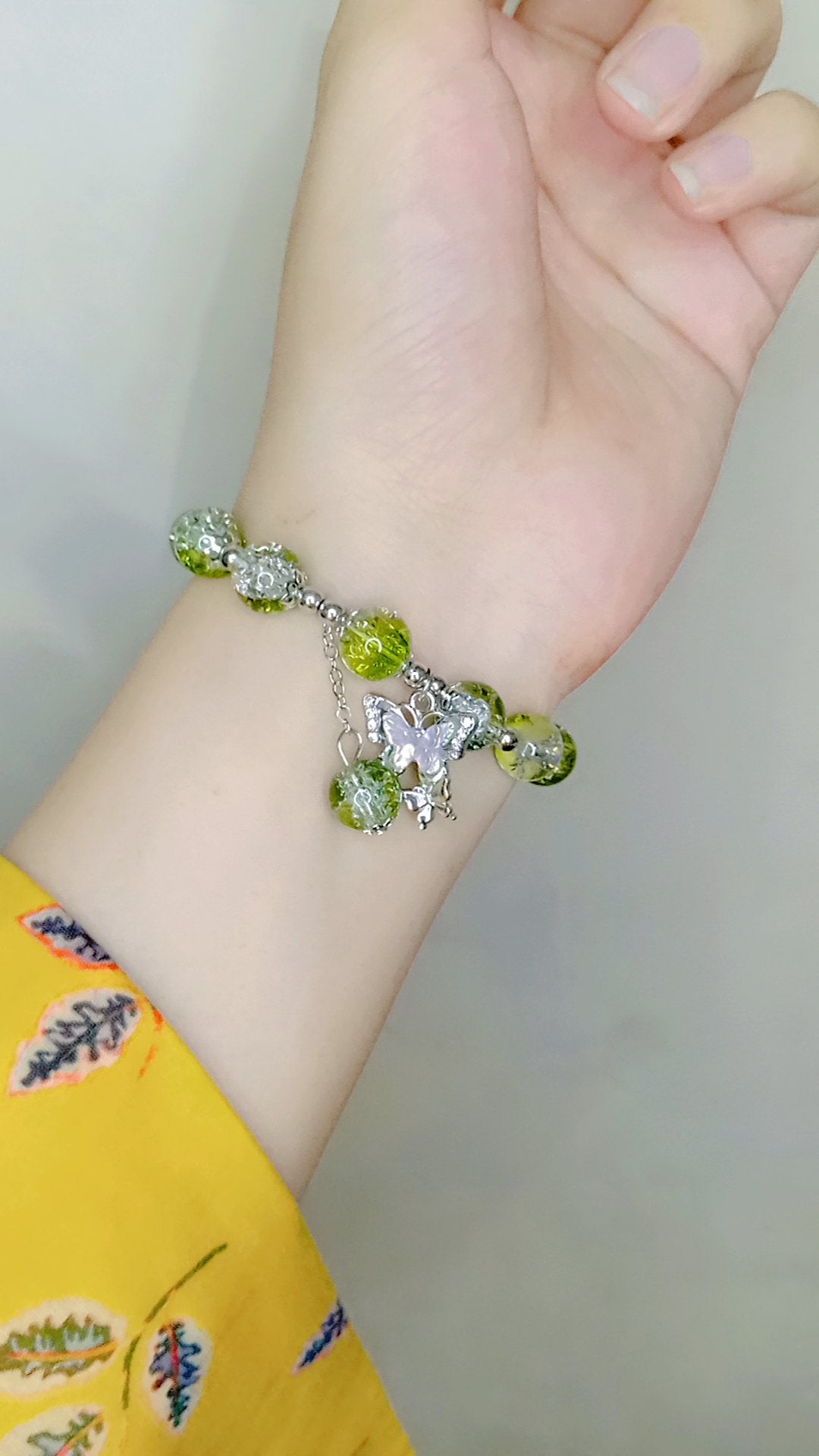 Korean Butterfly Beads bracelet.