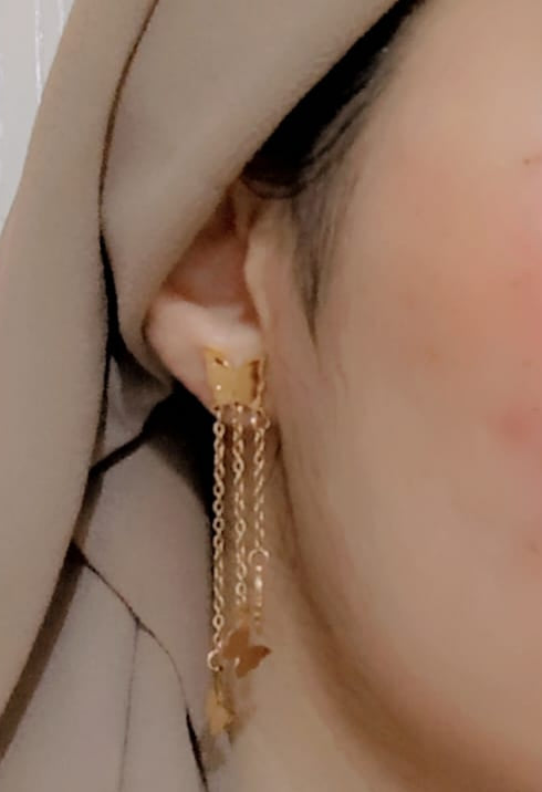 Stainless Butterfly Earrings
