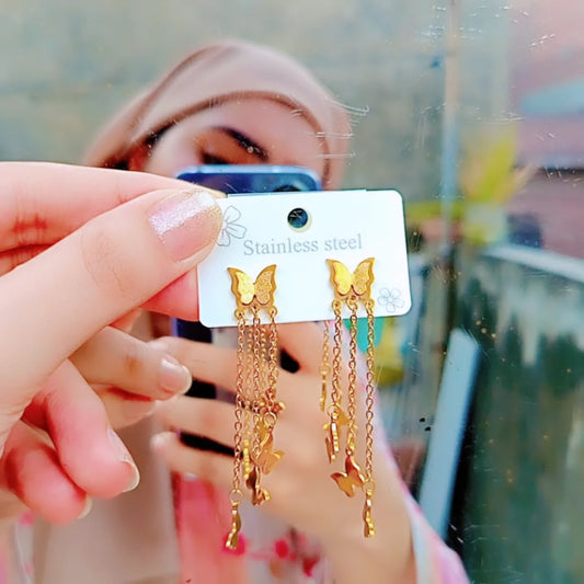 Stainless Butterfly Earrings